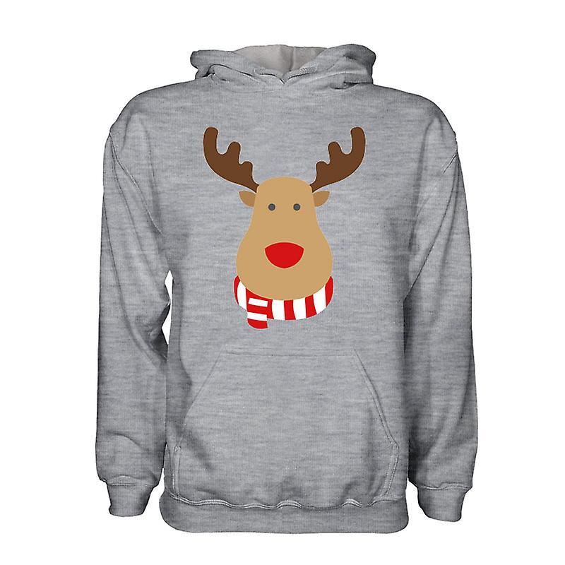 Gildan Sunderland Rudolph Supporters Hoody (grey) Medium (38-40 inch)