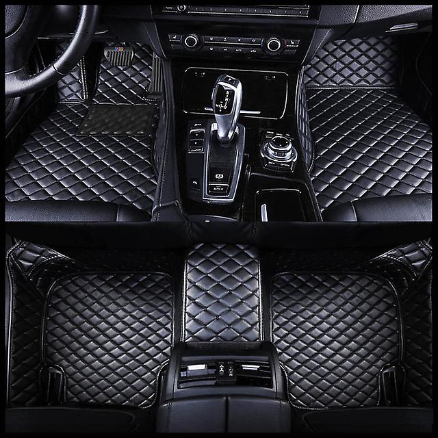 Mat Car Floor Mats For Jaguar Xe Xf Foot Carpets Auto Accessories All Black