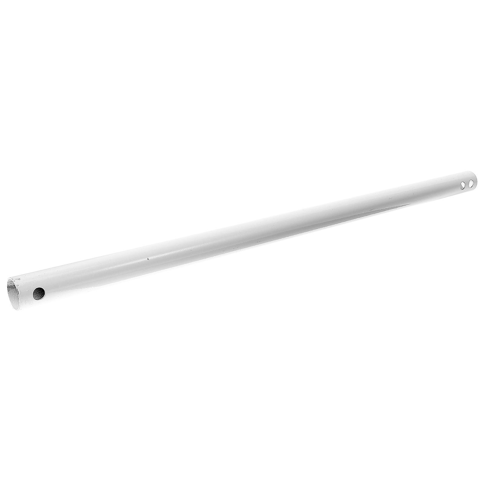 Toyvian Ceiling Fan Extension Rod 50cm Ceiling Fan Downrod Ceiling Fan Extension Pole White 50X2CM