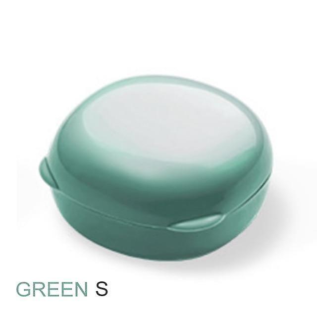 Slowmoose Portable Solid Color Travel Soap Dish - Plastic Soap Box For Bathroom, green S