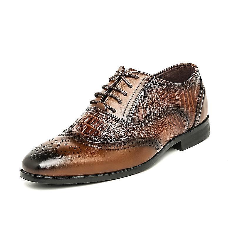 Mickcara Men's Oxford Shoe 3066WZV Brown Eu42