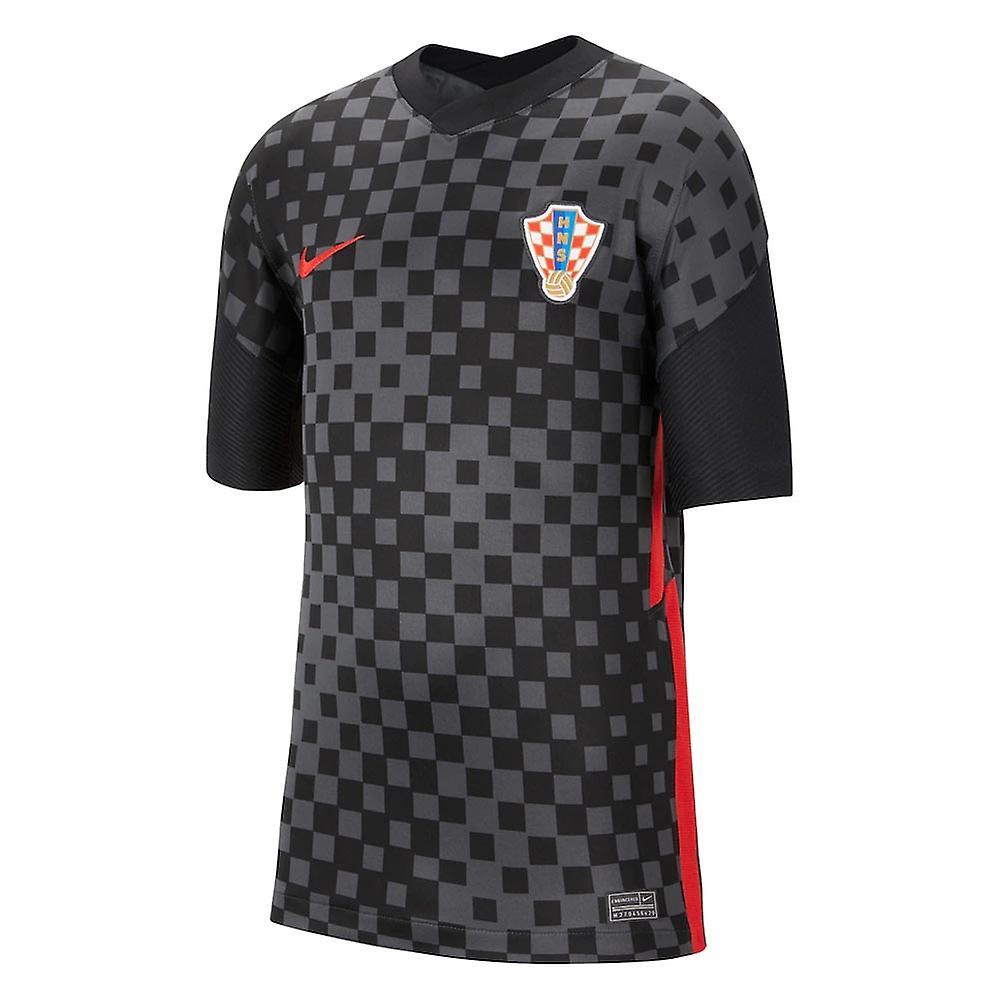 2020-2021 Croatia Away Nike Football Shirt (Kids) Black XLB