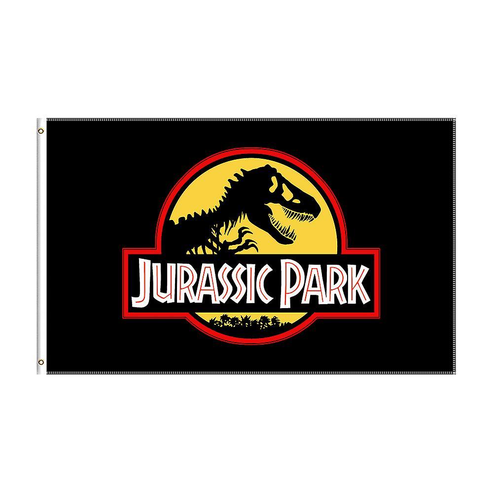 Bicaco 3x5 Ft Jurassic Park Flag Polyester Printed Banner For Decor 60 x 90cm A-1063