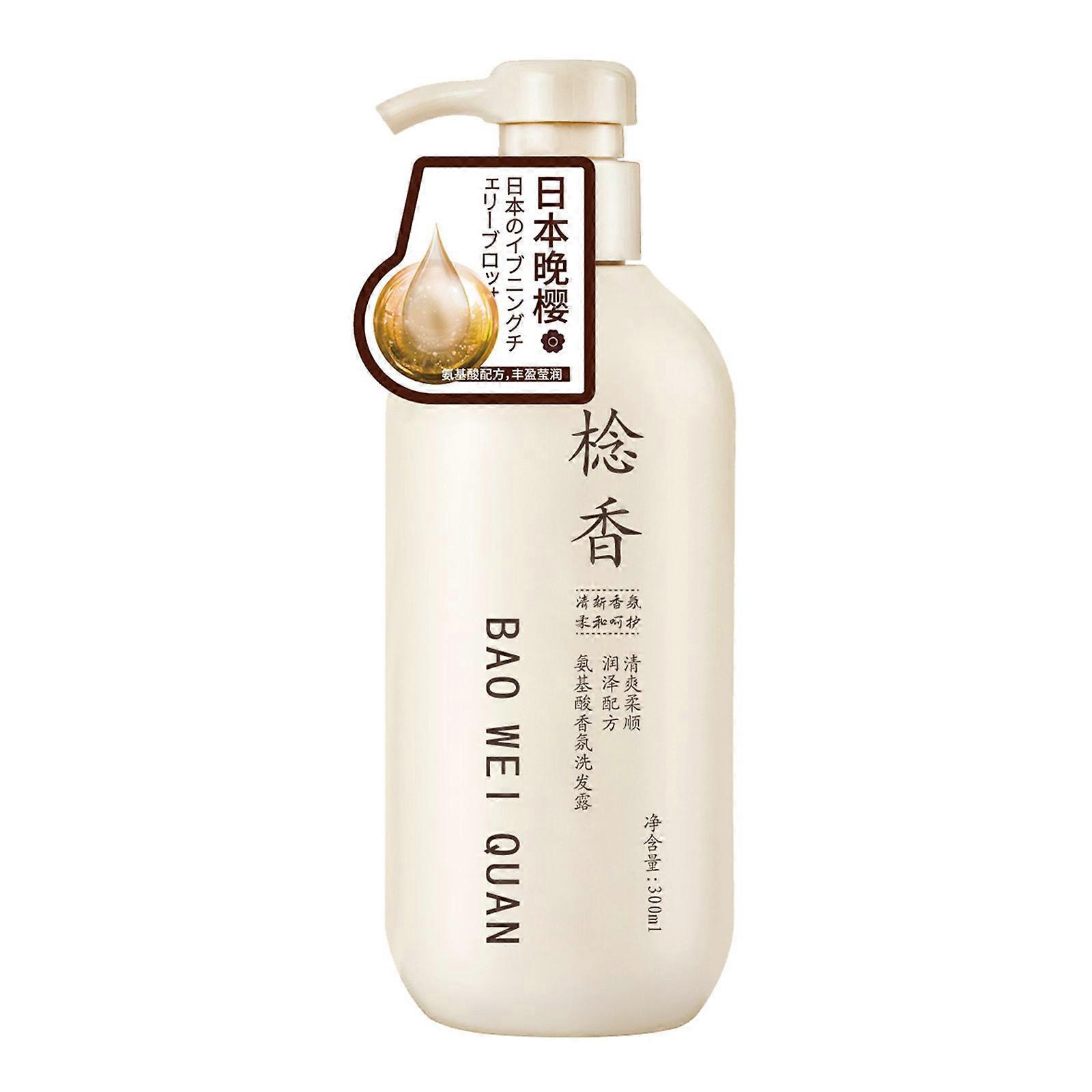 Taishh Japanese Removing Dandruff And Relieving Itching Shampoo,plant Moisturizing And Rejuvenating Shampoo 300ml White