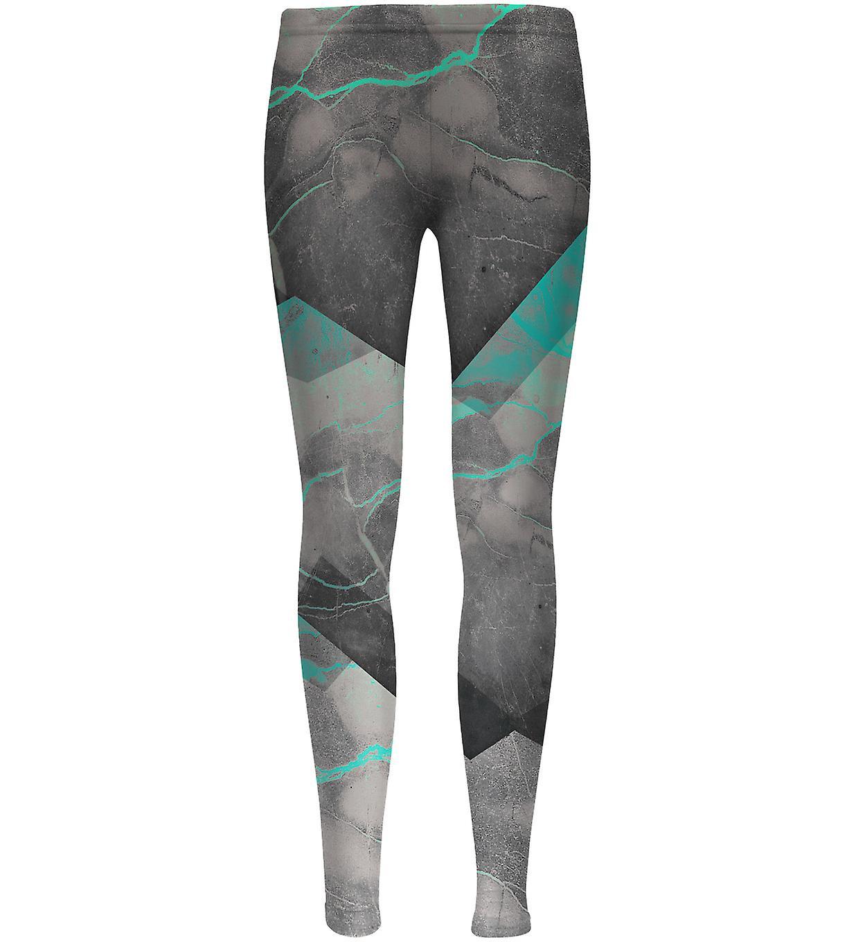 Mr Gugu & Miss Go Mr. Gugu Miss Go Marble Cyan Leggings M