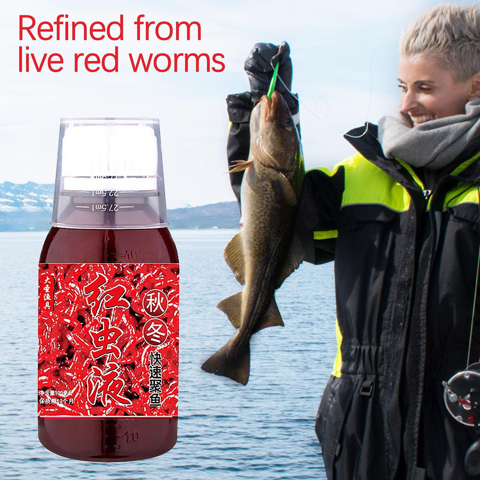 Congjing 100ml Red Worm Liquid Bait Red Worm Liquid Scent Fish Attractants For Baits Fish Attractants Scents