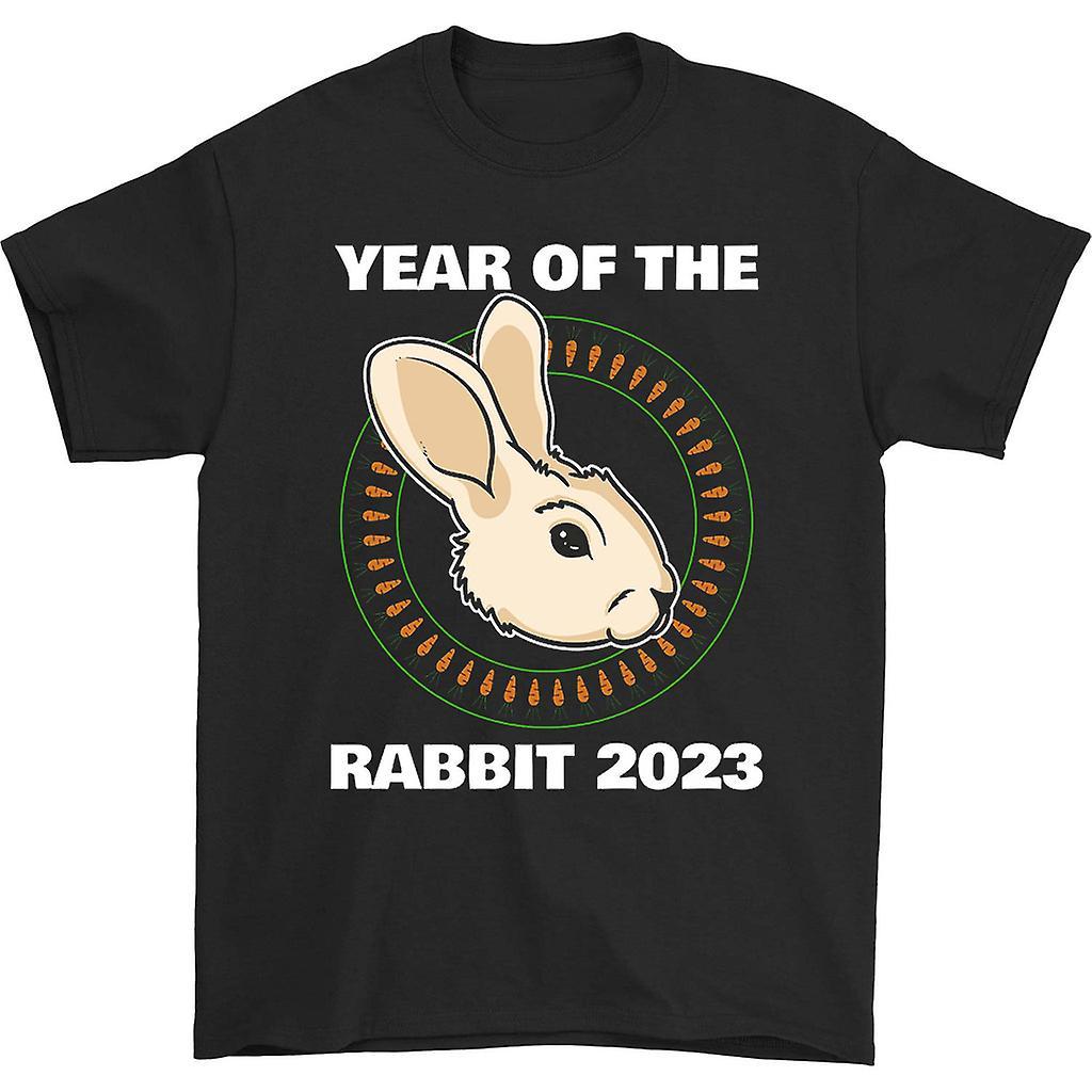 HISHARK Year of the rabbit 2023 t-shirt black L