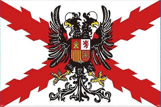 Redkid Zwjflagshow 90x150cm Spanish Empire Cross Of Burgundy Flag Polyester Fabrics Hanging Flag Banner For Decoration Red 150 x 240cm