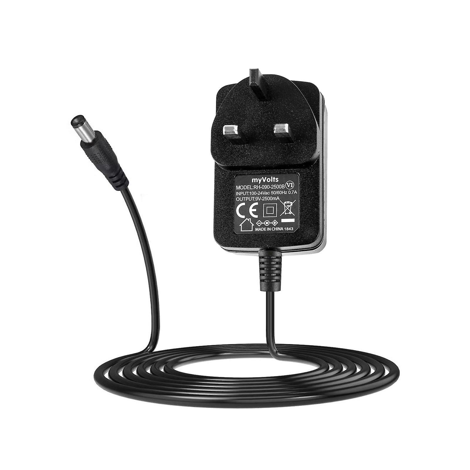 9V myVolts replacement power supply compatible with Logitech 980-000596 iPad speaker stand