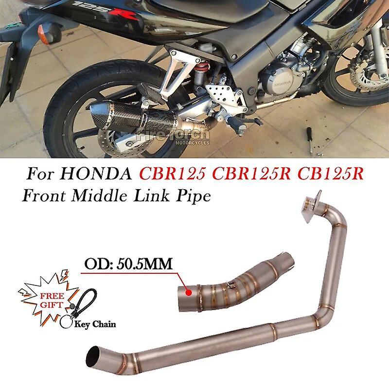 Muggyz For Honda Cbr125 Cbr125r Cb125r Cbr 125 125r 2010 - 2016 Motorcycle Exhaust Full System Muffler Escape Front Middle Link Pipe