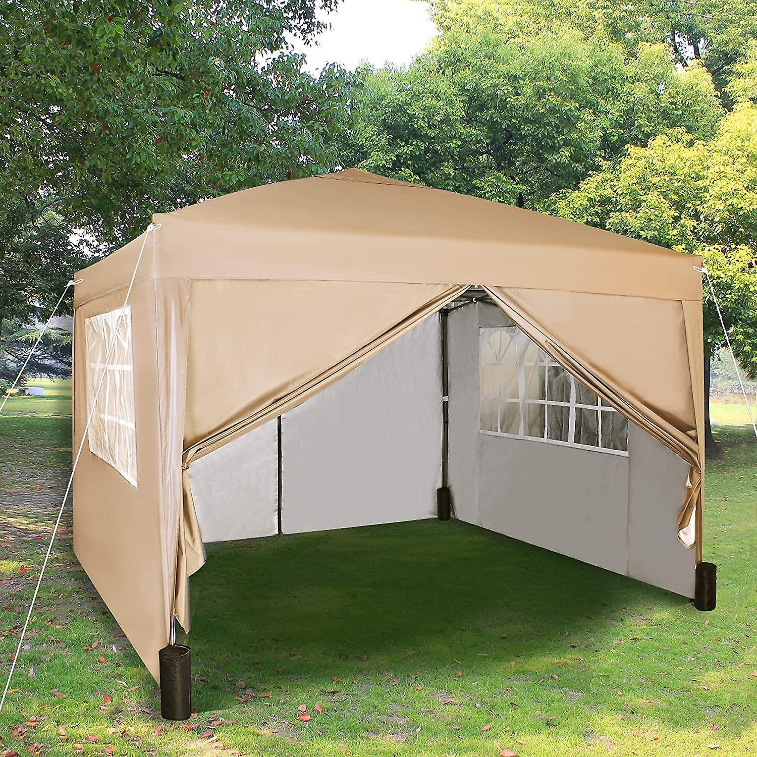 mcc direct Mcc 3 x 3 m Pop up Gazebo Waterproof WS BEIGE