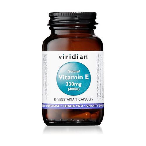 Viridian Vitamin E 30 vegetable capsules (330mg)