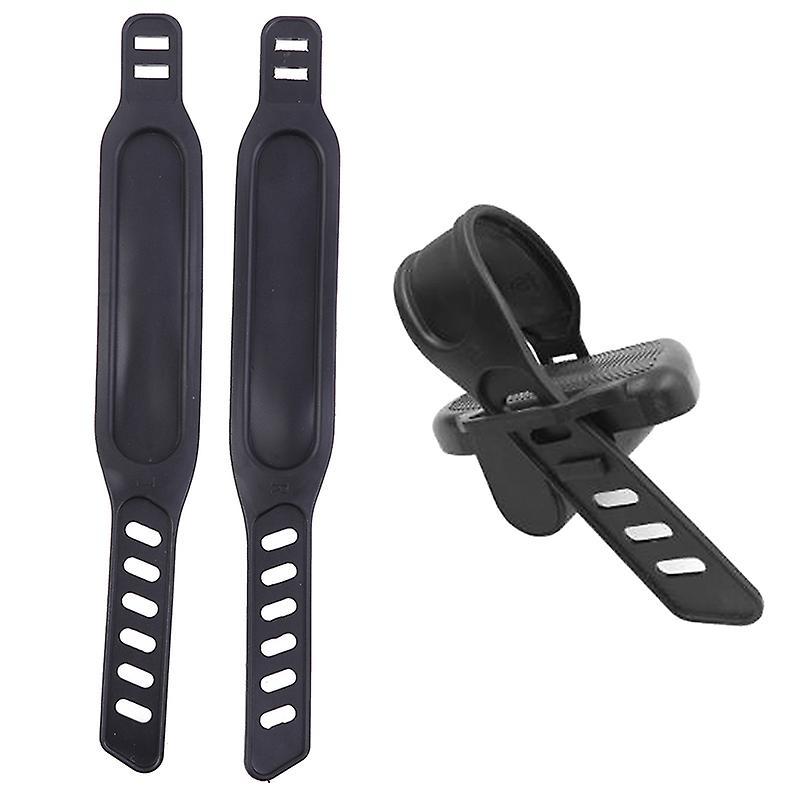 Shanghai Yiting Trading Co Ltd 1Pair New Exercise Bike Pedal Straps Stirrup Strap Fitness Equipment Accessories One Size