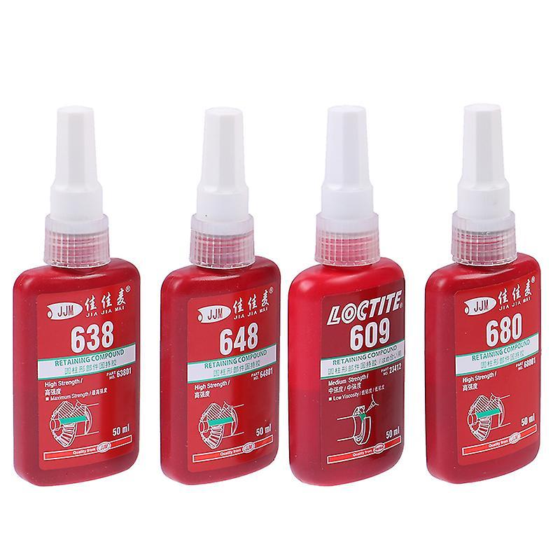 Unbrand 609 638 648 680 Retaining Compound Thread Locker 50ml Adhesive Glue For Bearing Red