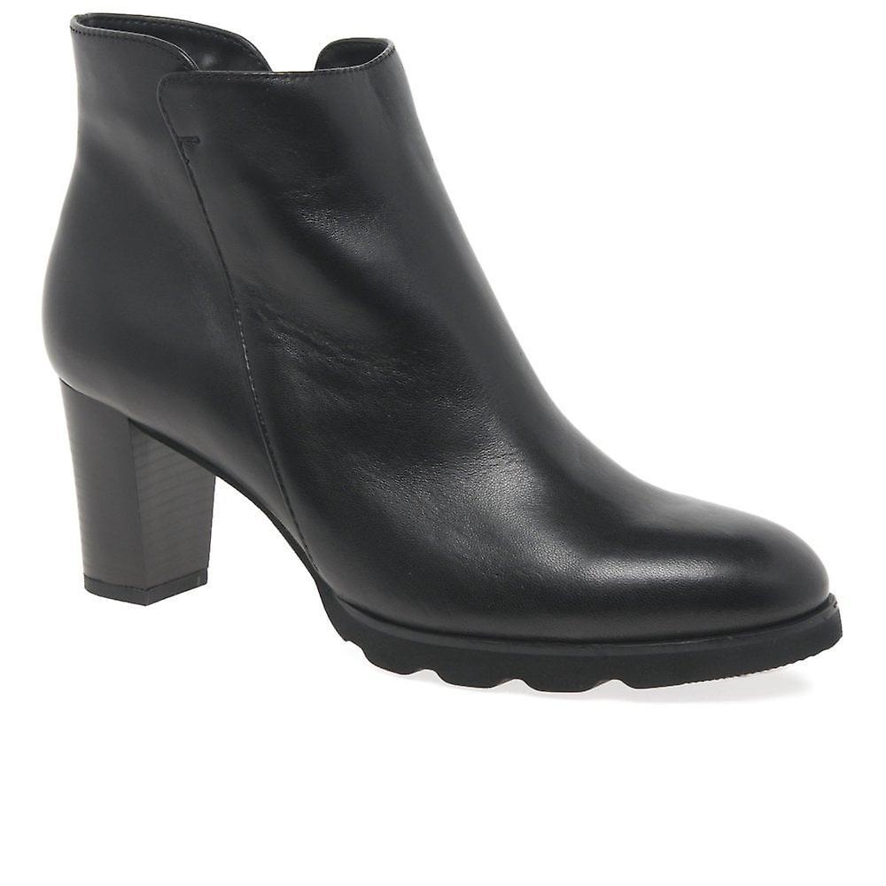 Regarde Le Ciel Patricia Womens Black Leather Platform Ankle Boots Black Delice 7 Uk/40 Eu