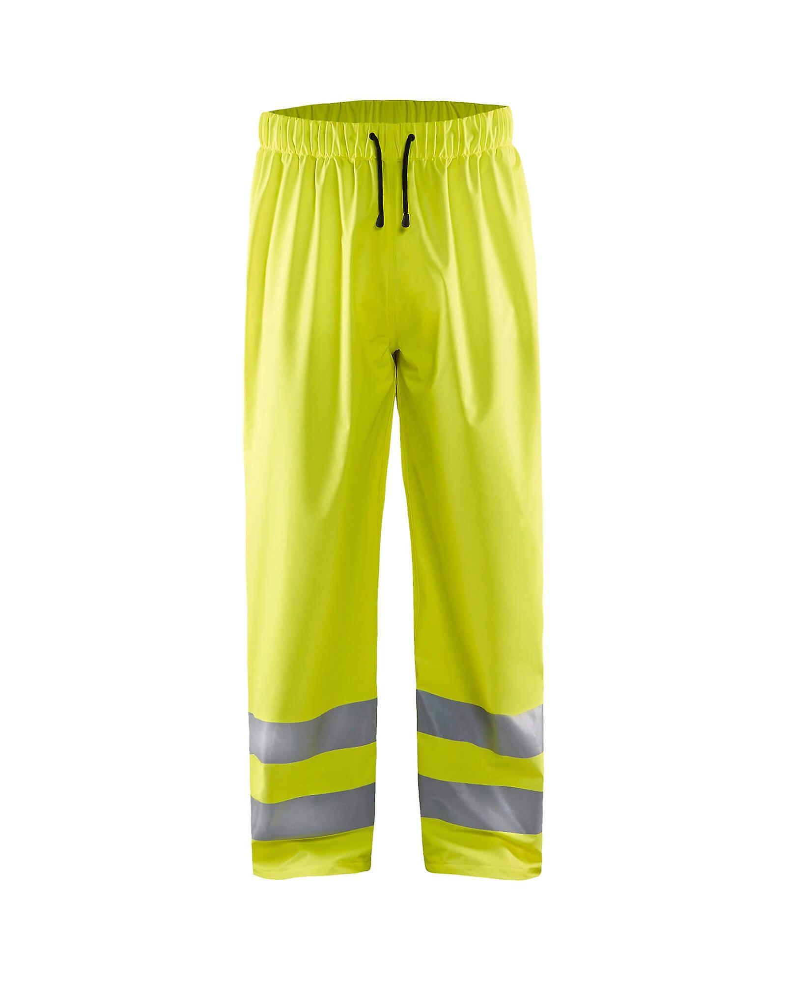 Blaklader 1384 hi-vis waterproof rain trousers - mens (13842000) Yellow L