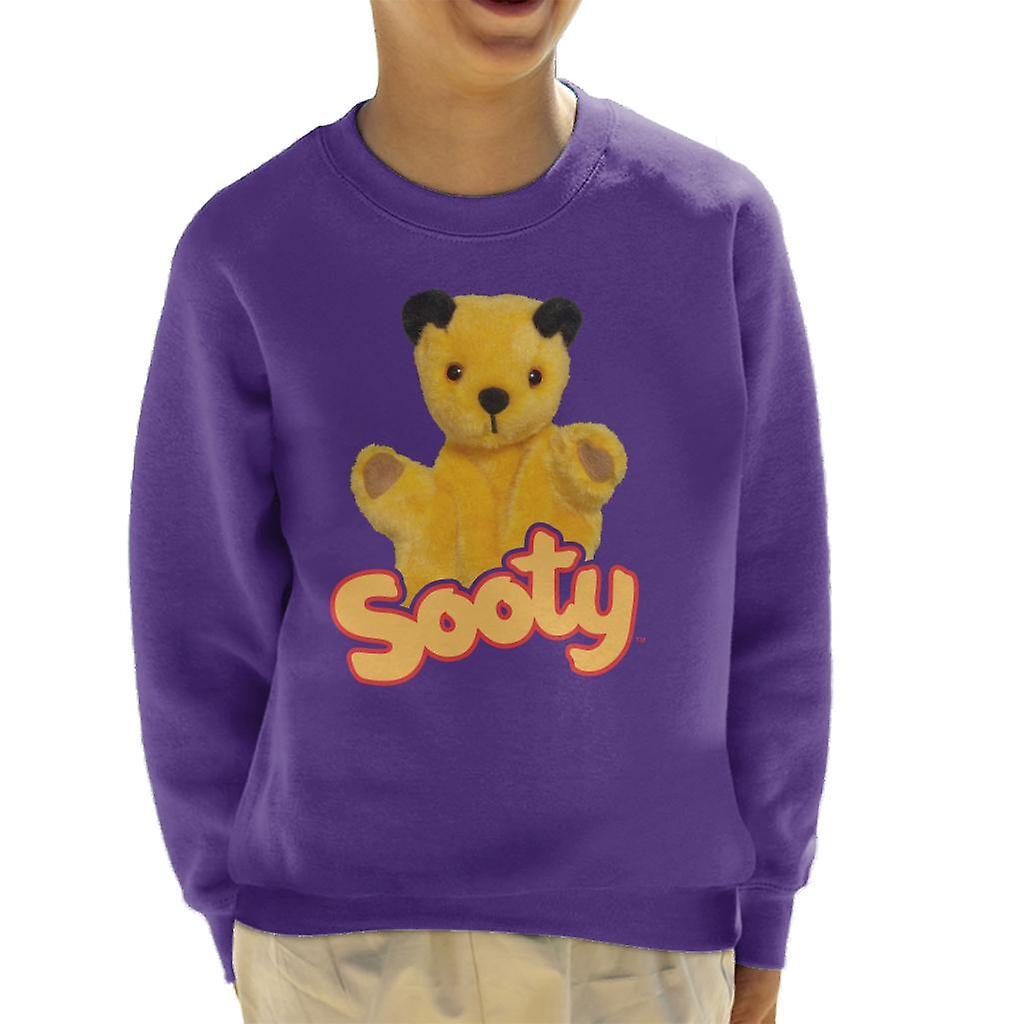 Sooty Wave Logo Kid's Sweatshirt Purple X-Small (3-4 yrs)