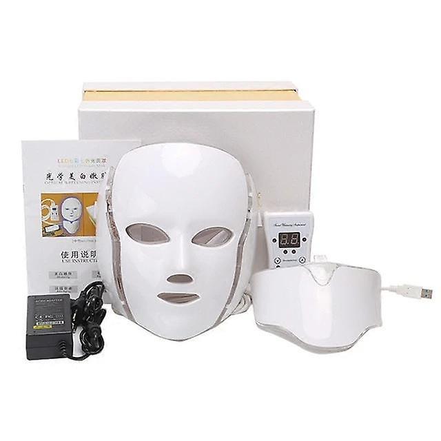 Slowmoose Led Skin Rejuvenation Photon Light Therapy Skin Tighten, Anti Aging Machine UK PLUG BOX