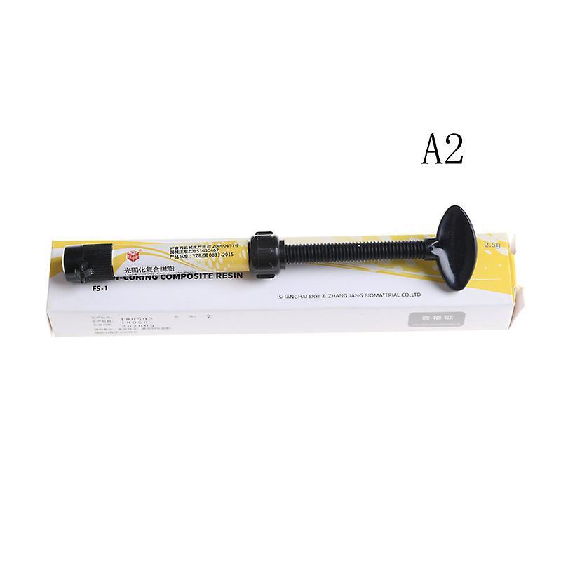 unbrand Universal Dental Syringe Composite Curing Light Resin Dental Materials A1 A2 A3 1 Pcs