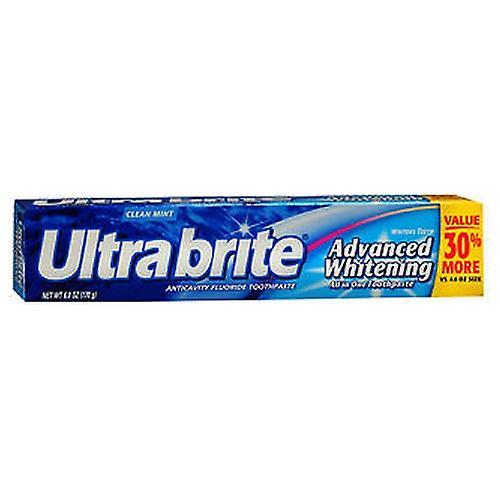 Colgate  Ultra Brite Advanced Whitening Fluoride Toothpaste, 6 oz (Pack of 1)