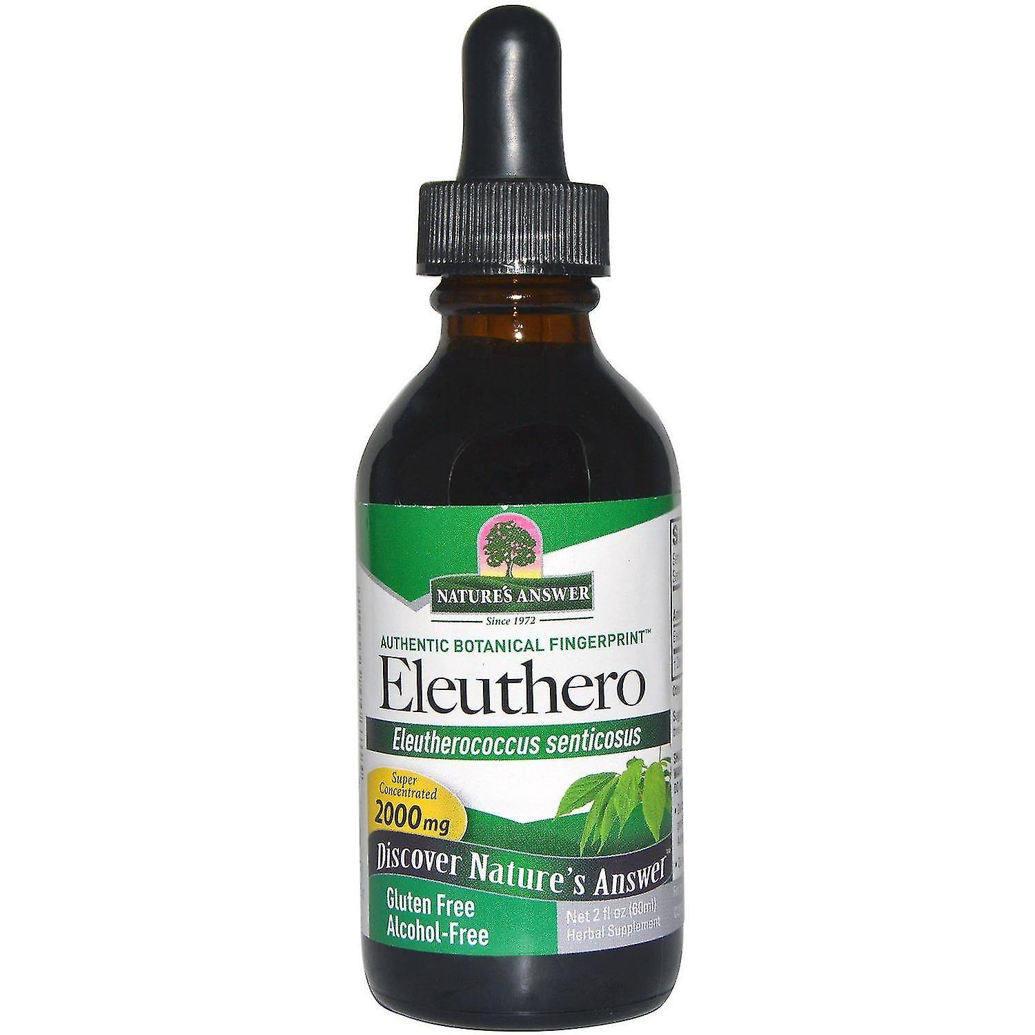 Nature's Answer, Eleuthero, Alcohol-Free, 2000 mg, 2 fl oz (60 ml)