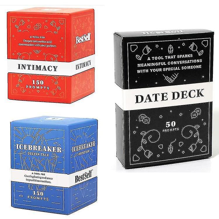 Manchalk Intimacy Deck By Bestself-full English Romantic Couples Game Cards Affectionate Dialogue Blue