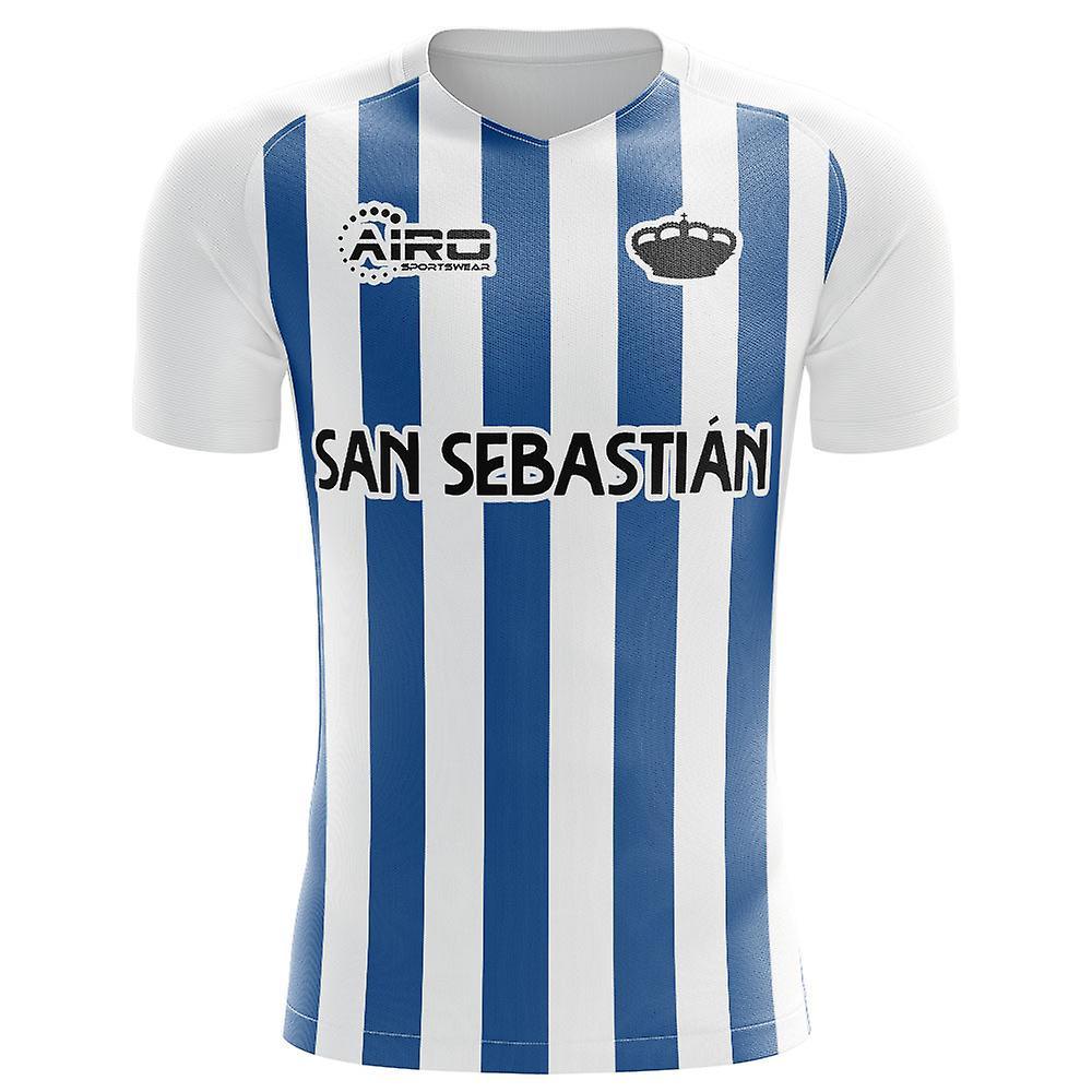 Airo Sportswear 2024-2025 Real Sociedad Home Concept Football Shirt - Baby Blue 6/9 Months