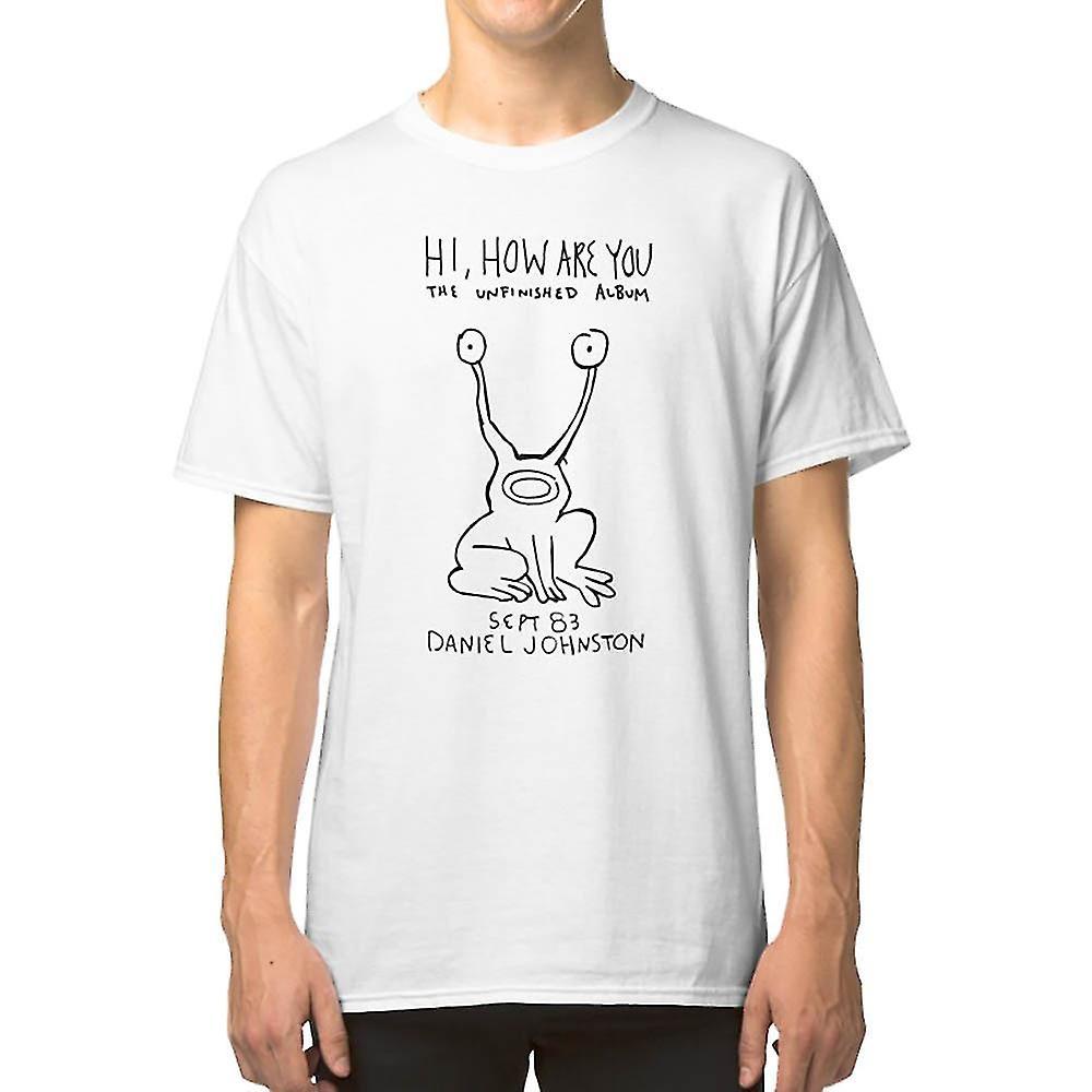 Gildan Hi How Are You| Daniel Johnston T-shirt White M