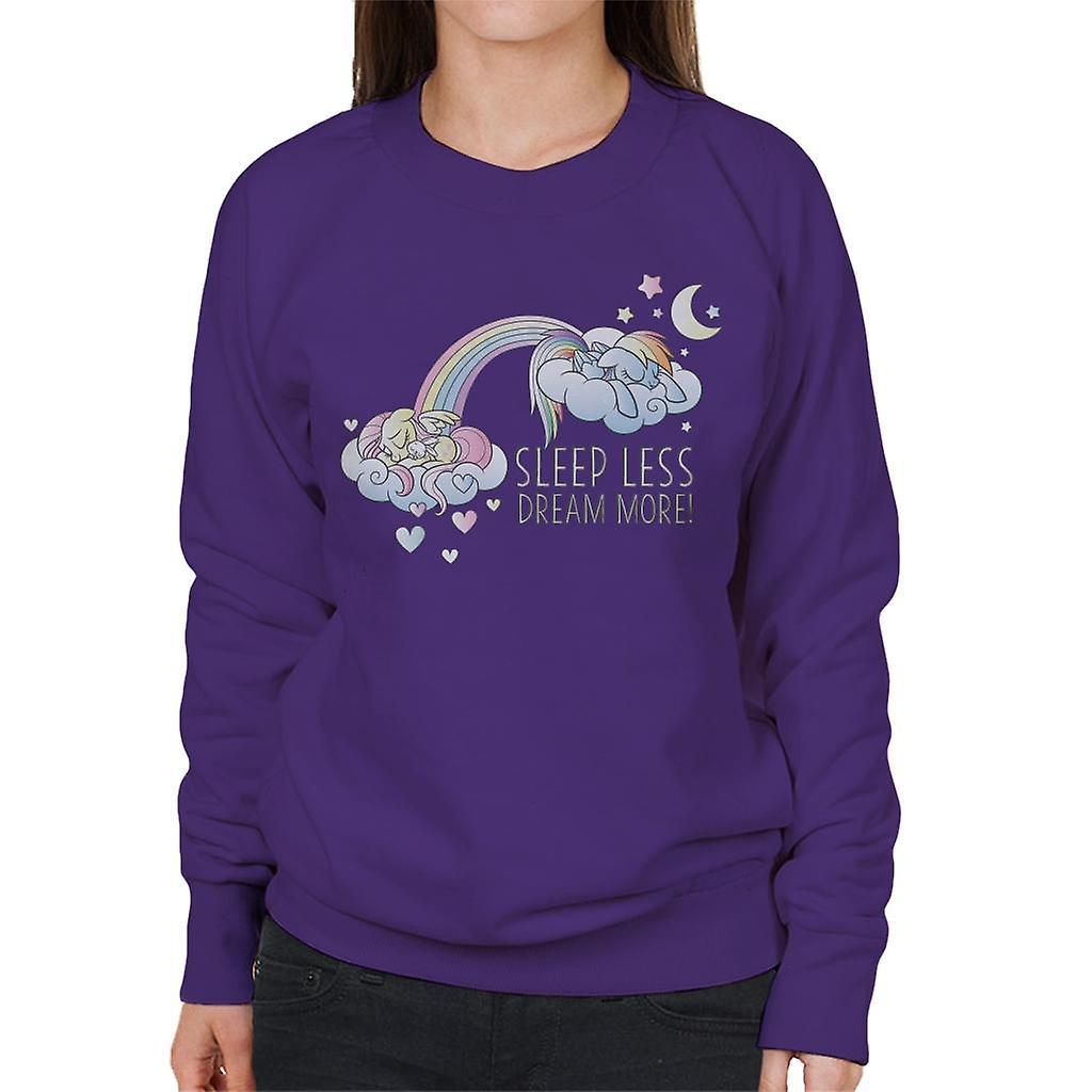 My Little Pony Sleeps Less Dream More Women's Sweatshirt Purple Small