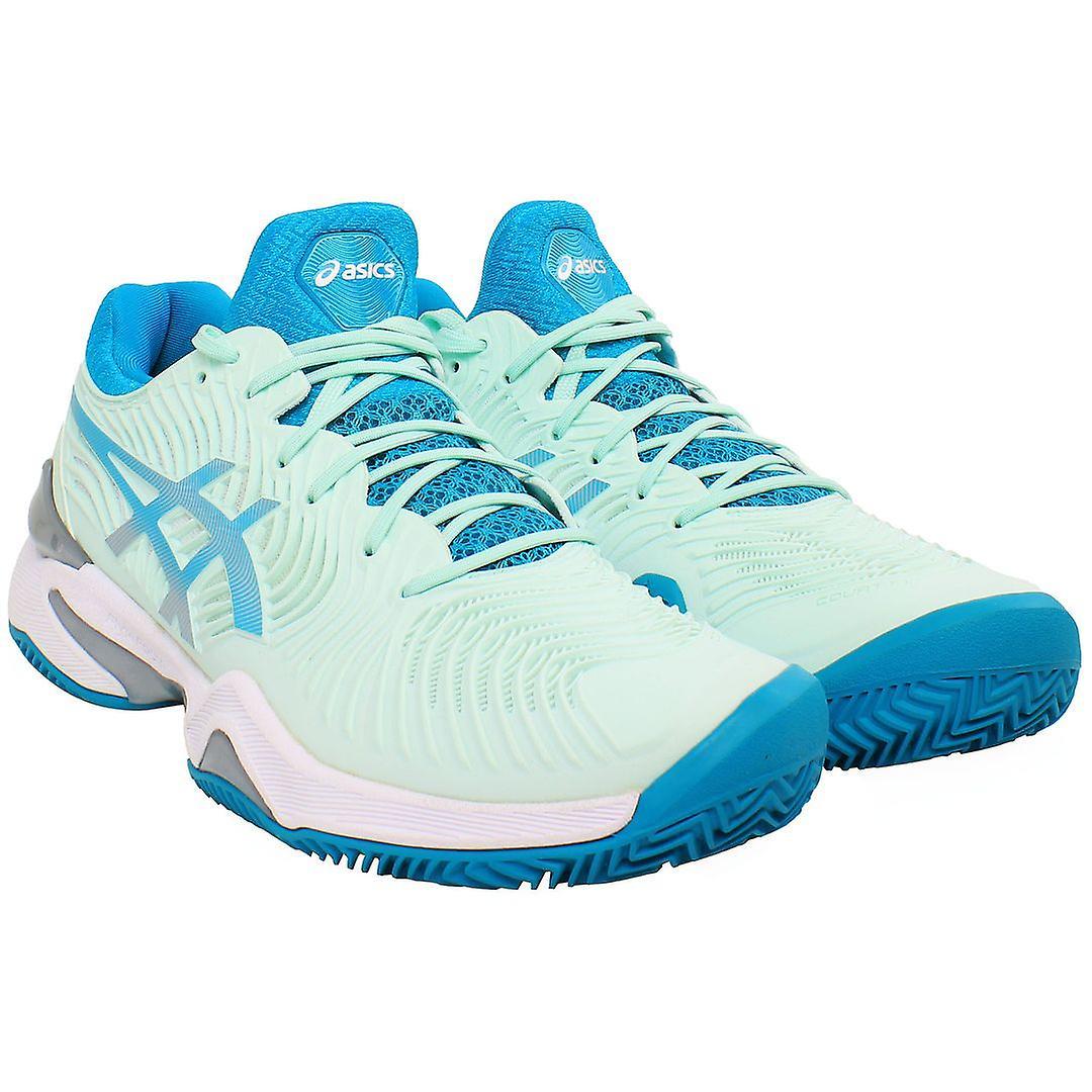 Asics Court FF 2 Clay Lace-Up Blue Synthetic Womens Trainers 1042A075_300 UK 4.5 EU 37.5 US 6.5