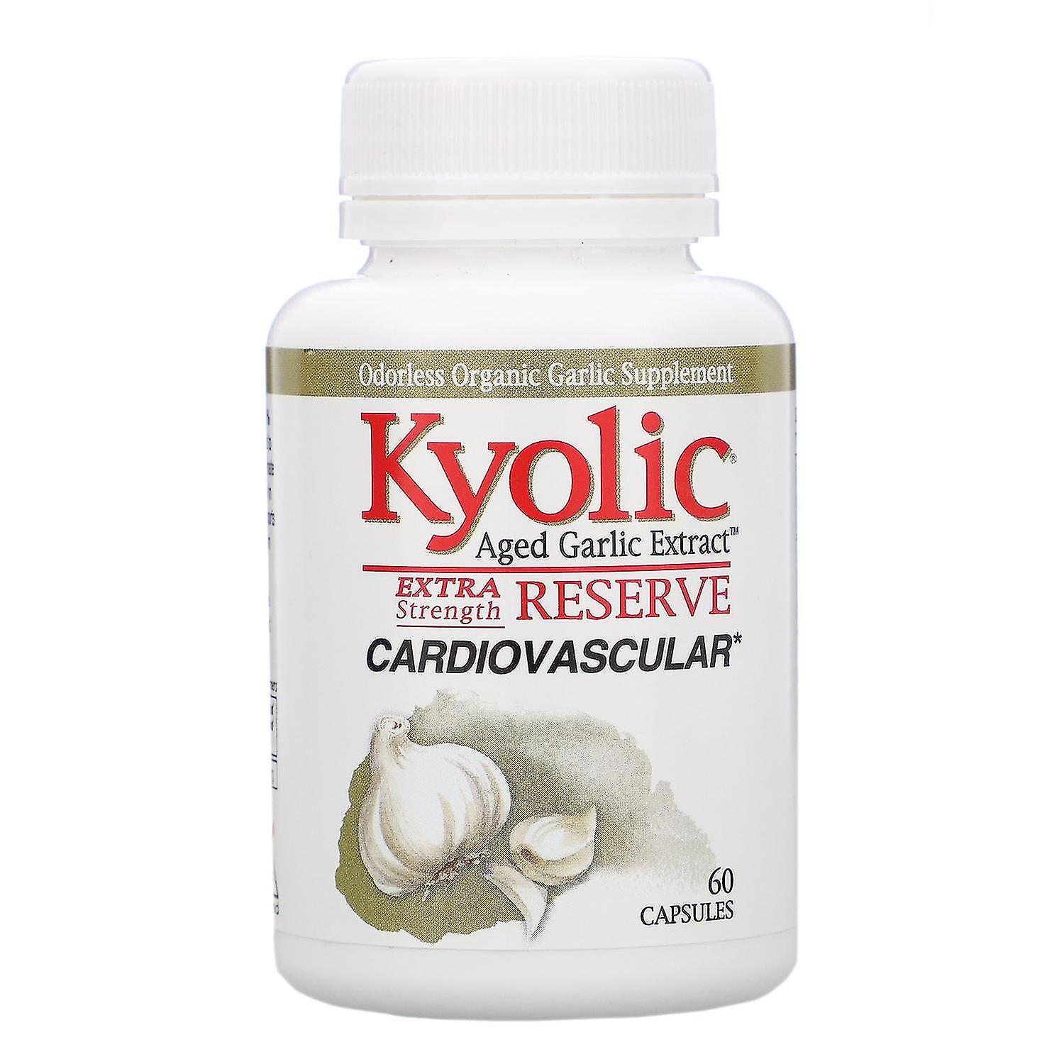 Kyolic, Aged Garlic Extract, Extra Strength Reserve, 60 Capsules