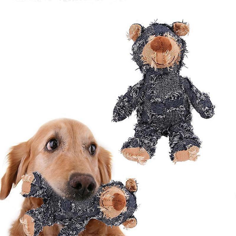 Unbrand Indestructible Robust Bear, Squeaky Extreme Bear Dog Toys for Heavy Chewers Q1 S