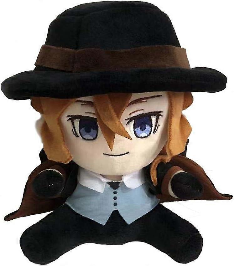 Liangnv Chuuya Nakahara Plush Anime Bungo Stray Dogs Plush Cosplay Dazai Osamu Stuffed Pillows (Nakahara Chuuya)