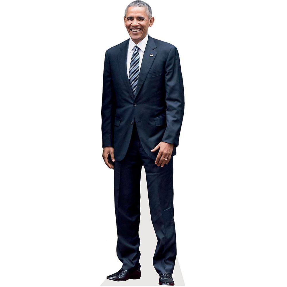 Celebrity Cutouts Barack Obama Cardboard Cutout (lifesize OR mini size). Standee. Stand Up. Mini Cutout