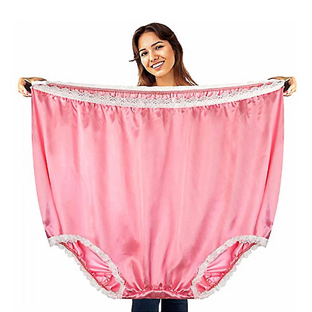 Jnnjv Womens Mens Super Big Undies Funny Joke Gag Gift Giant Oversized Novelty Underwear Panties Prank Xmas Gifts Light Pink