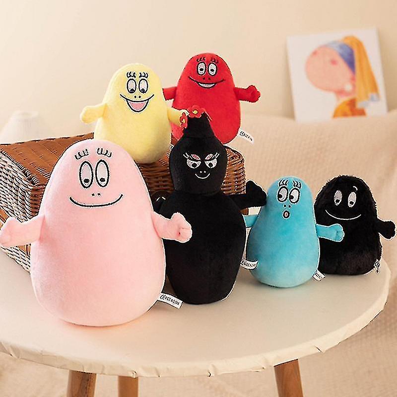 Elciaicle Barbapapa Plush Toy Anime Barbapapa Doll Soft Stuffed Toys Kawaii Barbapapa Monster Doll Pillow Children Birthday Christmas Gift orange