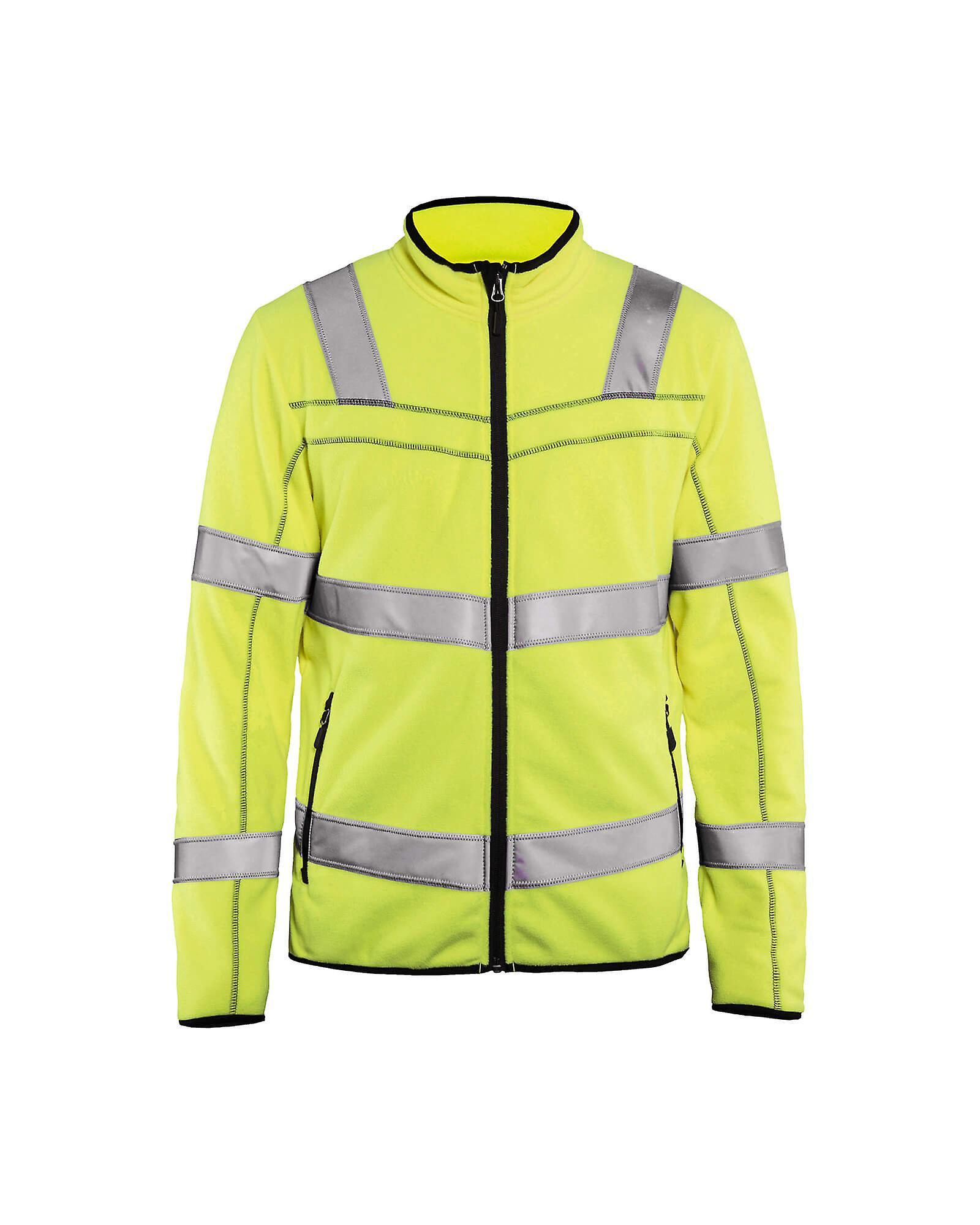 Blaklader 4941 hi-vis fleece jacket - mens (49411010) Yellow Xxxl