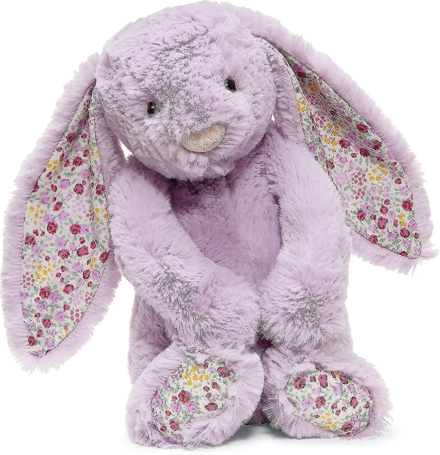 Mingerda Kids Toy Blossom Bunny Rabbit Stuffed Animal Plush Toy(Purple)