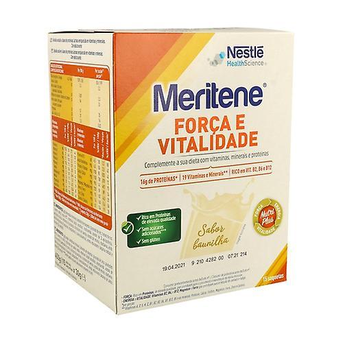 Meritene strength and vitality Vanilla shake 15 packets of 30g