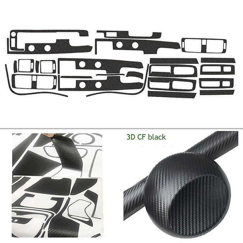 Vehicles Parts Car Interior For Volvo S40 V50 C30 Self Adhesive Car Stickers Carbon Fiber Vinyl Central control panel and Decals Car Styling Access...