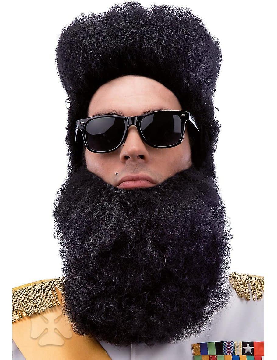 Uniform Black beard adult dictator Taille Unique