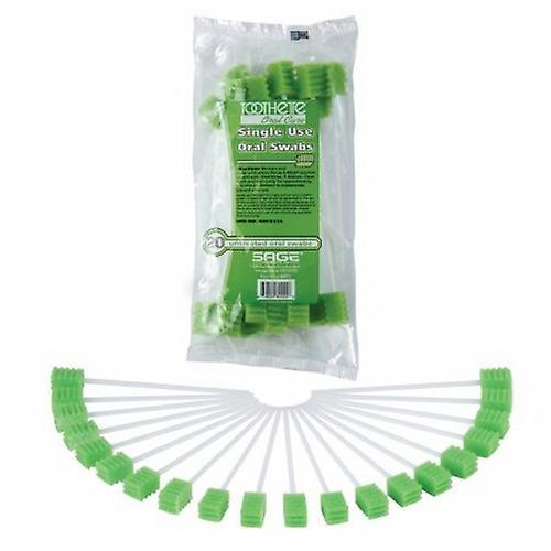 Sage Oral Swabstick Green, 1 Pack (Pack of 1)