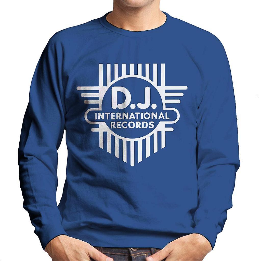 DJ International Classic Cross Logo Men's Sweatshirt Royal Blue X-Large