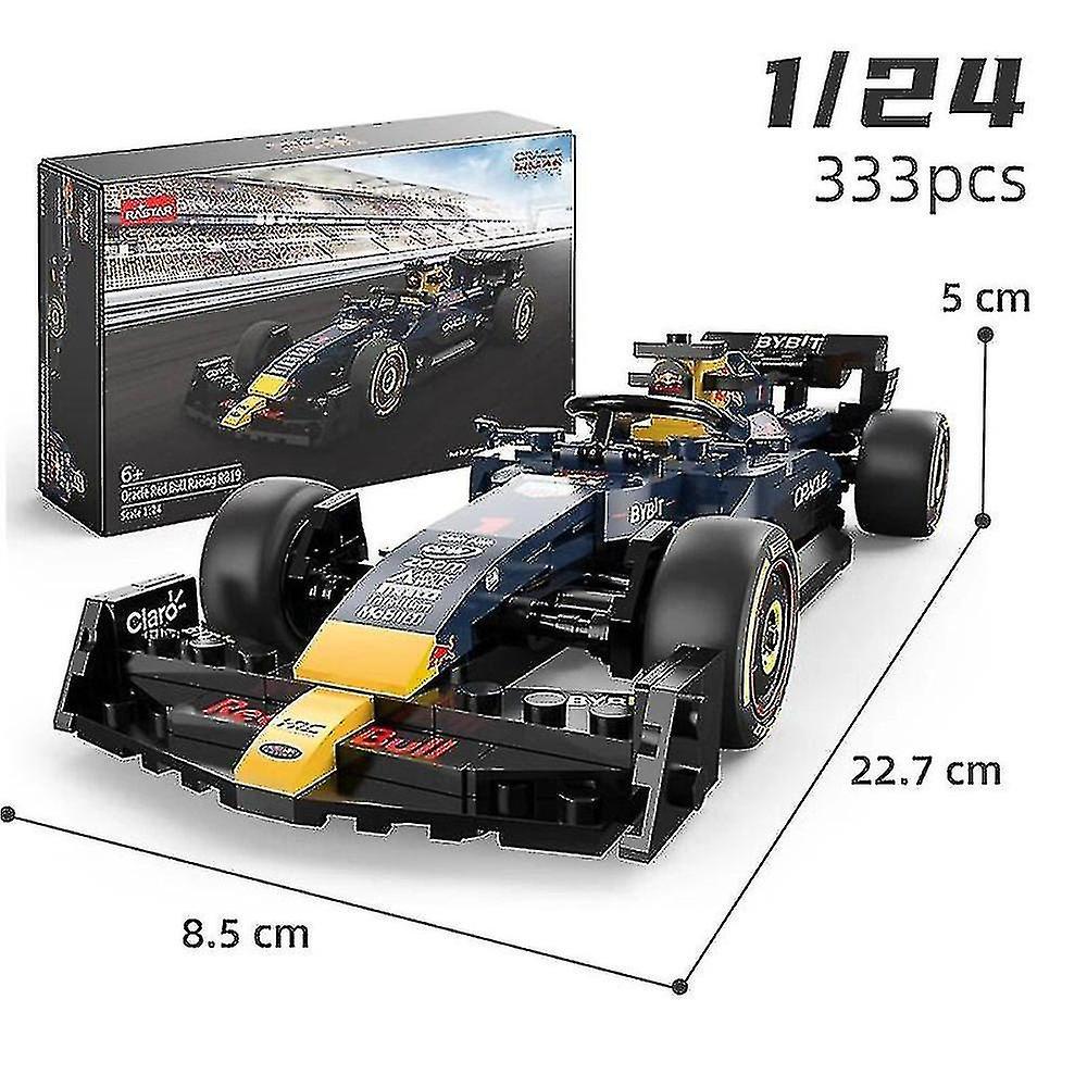 NICEMOON 1/24 2023 F1 Red Bull Rb19 #1 Max Verstappen Formula Racing Car Building Block Model Assembling Toy