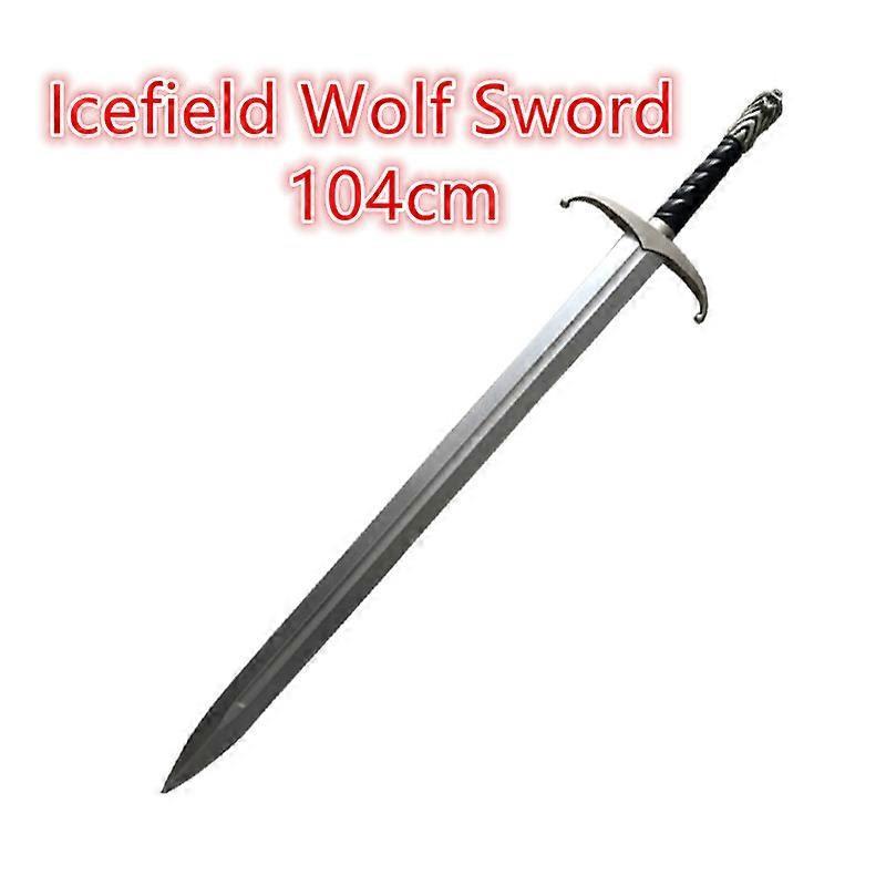 Redkid Cold Ice Sword 1:1 Movie Cosplay Wolf Head Sword 89cm Prop Role Play Gift Safety PU Winter Sword Weapon Kid Adult Decoration C 104cm