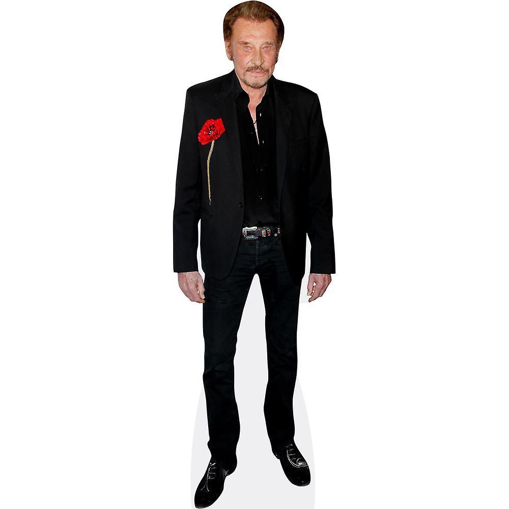 Celebrity Cutouts Johnny Hallyday (Flower) Cardboard Cutout (lifesize OR mini size). Standee. Stand Up. Mini Cutout