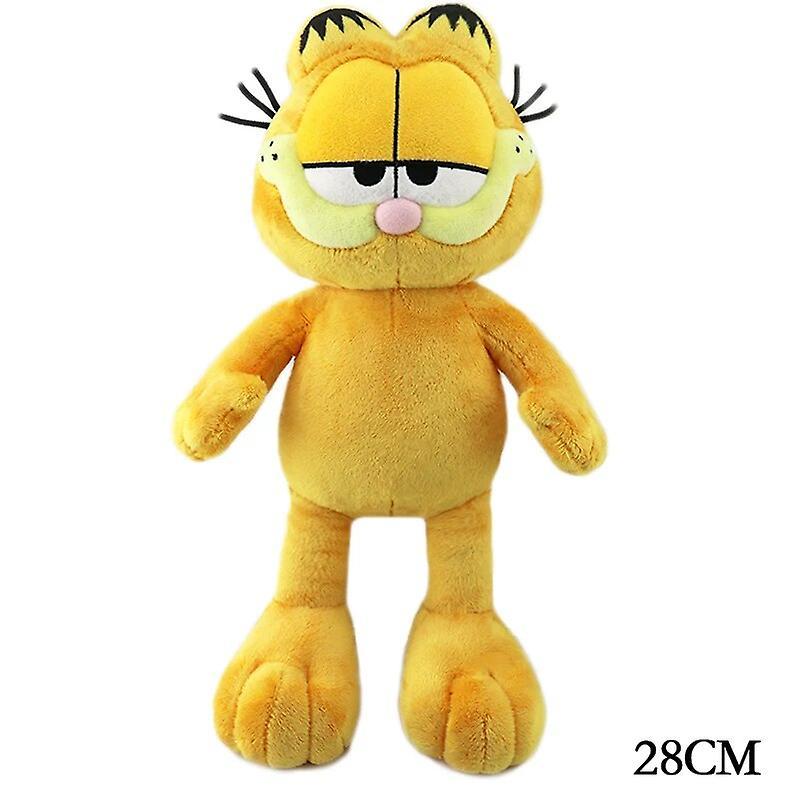 Begleri Classic Cartoon Garfield Plush Toy Cute Plush Doll Cushion Pillow Kawaii Stuffed Children's Birthday Gifts Kid Sleeping Toys 28CM