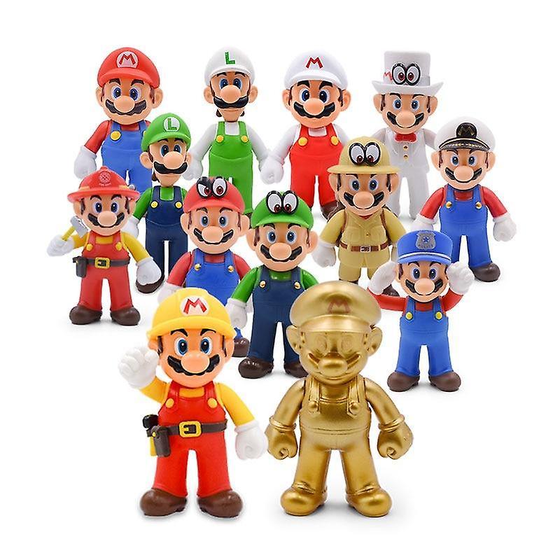 Slowmoose Pvc Action Figures Model Dolls Mario maker