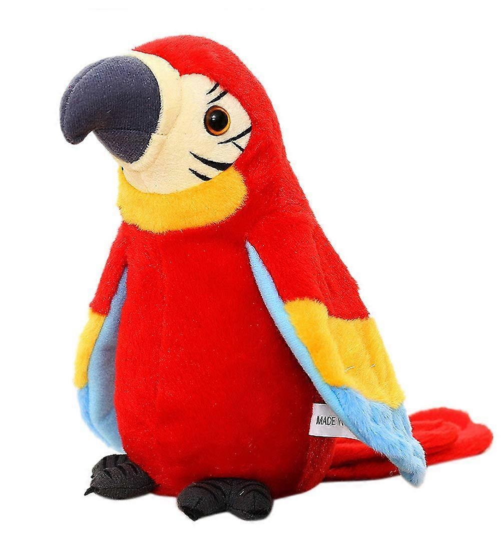 Mintian Talking Parrot Toy Mimicry Speaking Plush Toy Repeat What You Say Electronic Record Toy Stuffed Animal Interactive Sensory Educational Toy ...