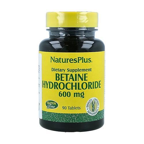 Nature's Plus Betaine HCL 600 mg 90 tablets of 600mg